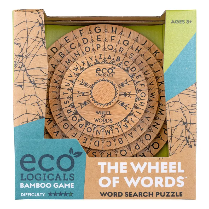 Wheel Of Words Spelling Game – Bamboo Letter Rotation Puzzle 1