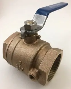Wilkins 2-850T 2-Inch Ball Valve Featuring Test Port Tap 1