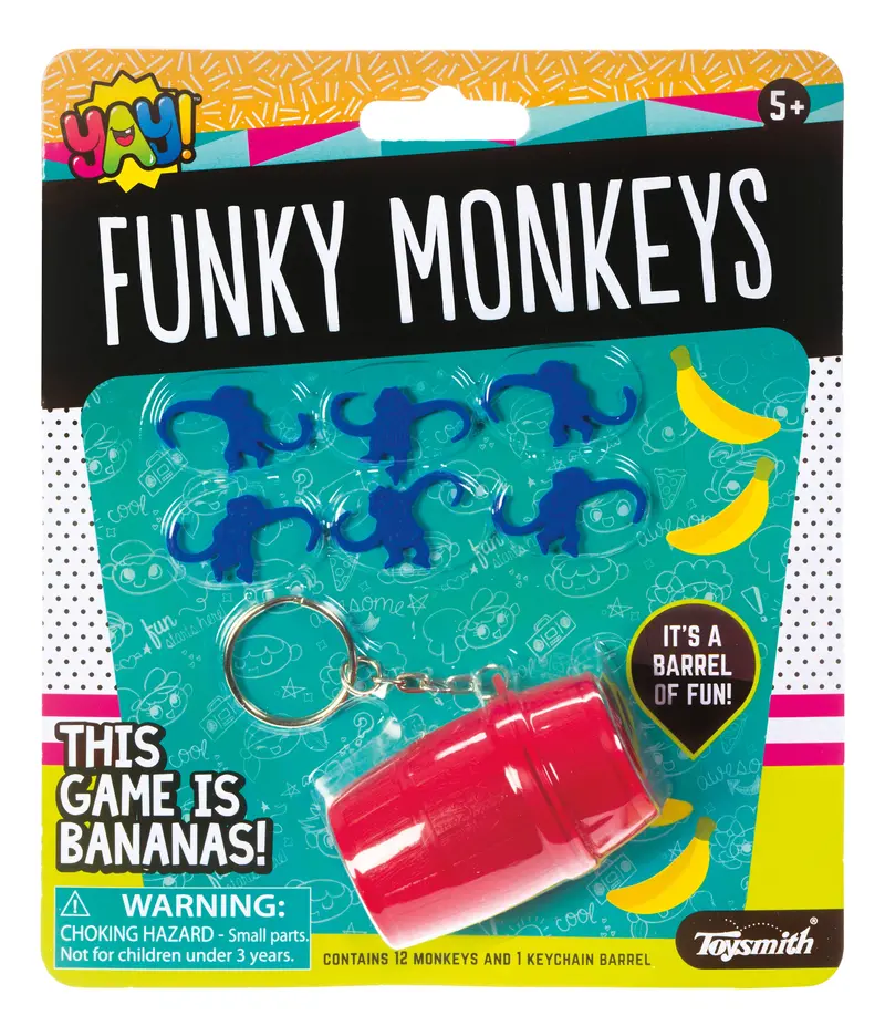 Yay! Funky Monkeys: Set Of Four Expressive Mini Fidget Figures 1