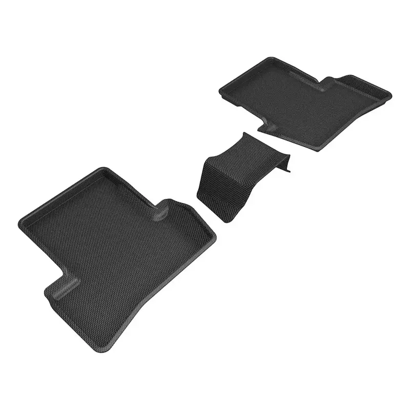 3D Maxpider Kagu Black 2Nd-Row Floor Mat Set – 3-Piece For Compatible Models 1