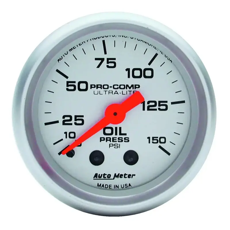 Autometer 4323 Analog Gauge – Classic Incandescent Perimeter Lighting For Clear Night Visibility 1