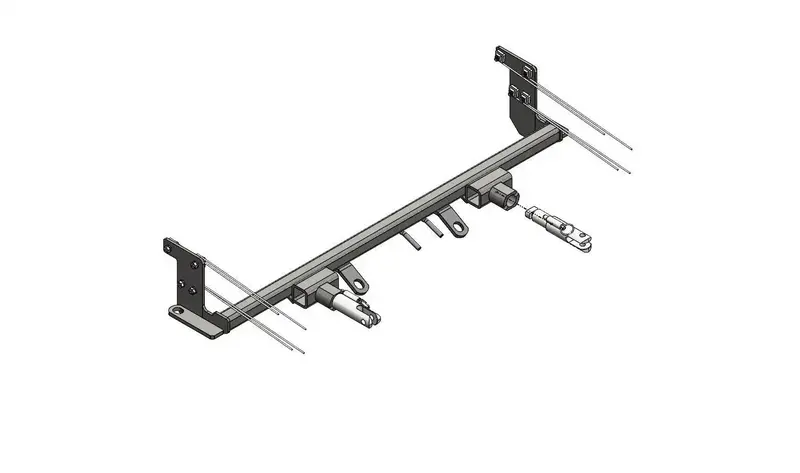 Blue Ox Bx2719 Heavy-Duty Tow Bar Base Plate With Removable Mounting Tabs (Class Iii Rated) 1