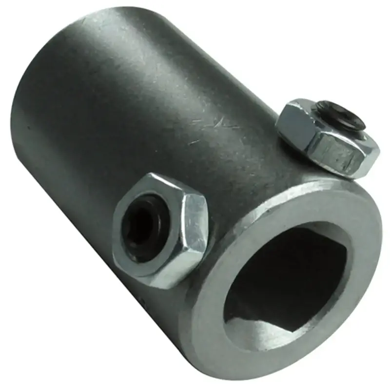 Borgeson 314900 Precision Steel Steering Coupler – 3/4" Double-D To Smooth Bore 1