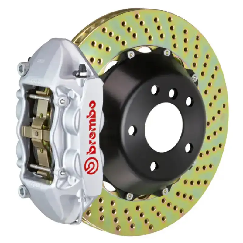 Brembo Gt Big Brake Kit For 2007–2013 Bmw X5 – Rear, 380X28Mm Drilled Rotors & 4-Piston Calipers 1