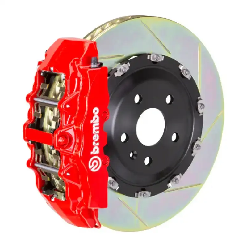 Brembo Gt Big Brake Kit – Front, 6-Piston Calipers & Slotted Rotors For 2007–2018 Jeep Wrangler (07-18) 1
