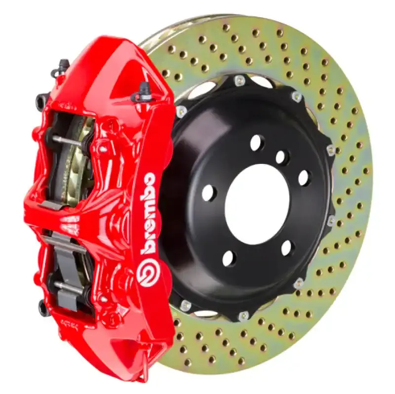 Brembo Gt Front Brake Kit For 2005–2009 Ferrari F430 – 6-Piston Cast Calipers With Drilled 380X32Mm Two-Piece Rotors 1