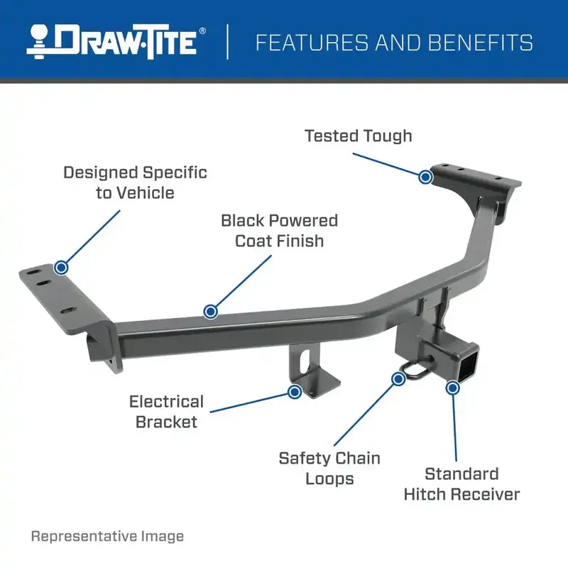 Draw-Tite Class Iii Trailer Hitch – Fits 2015–2024 Ford Transit 1