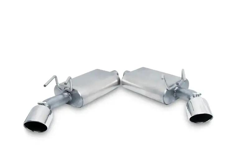 Gibson Performance Exhaust 620001 Dual Axle-Back System – Stainless Steel For Aggressive Sound 1