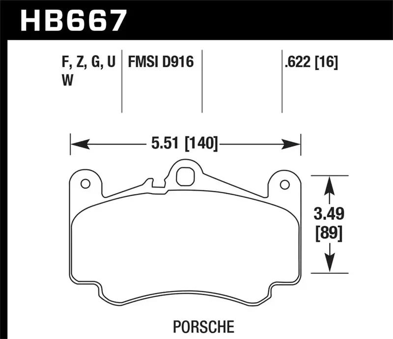 Hawk Performance Dtc-60 High-Performance Disc Brake Pads – 0.622" Thickness 1