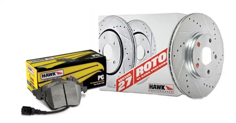 Hawk Performance Sector 27 Front Brake Kit With Performance Ceramic Pads 1