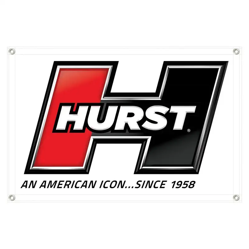 Hurst 651416 Official Banner – 34" X 48", Reinforced Perimeter Stitching 1