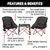 Lippert Baja Table And Chair Set – Compact Outdoor Camping Combo (2023053719) 1