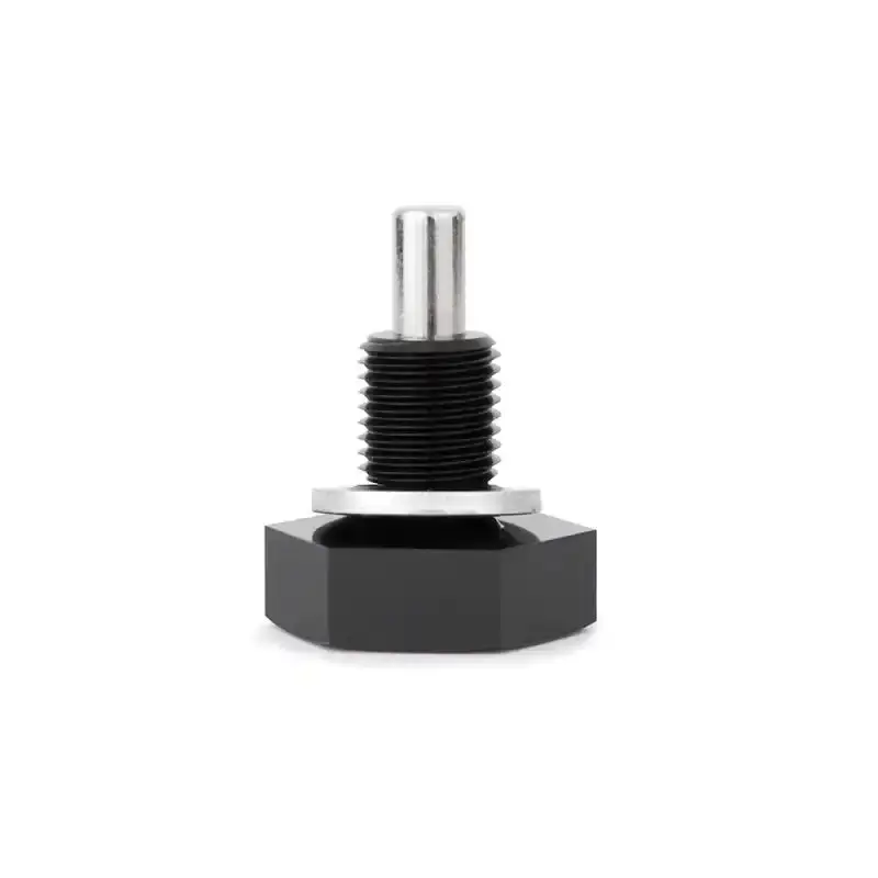 Mishimoto Magnetic Oil Drain Plug – M25X1.5 Thread, Sleek Black Design 1