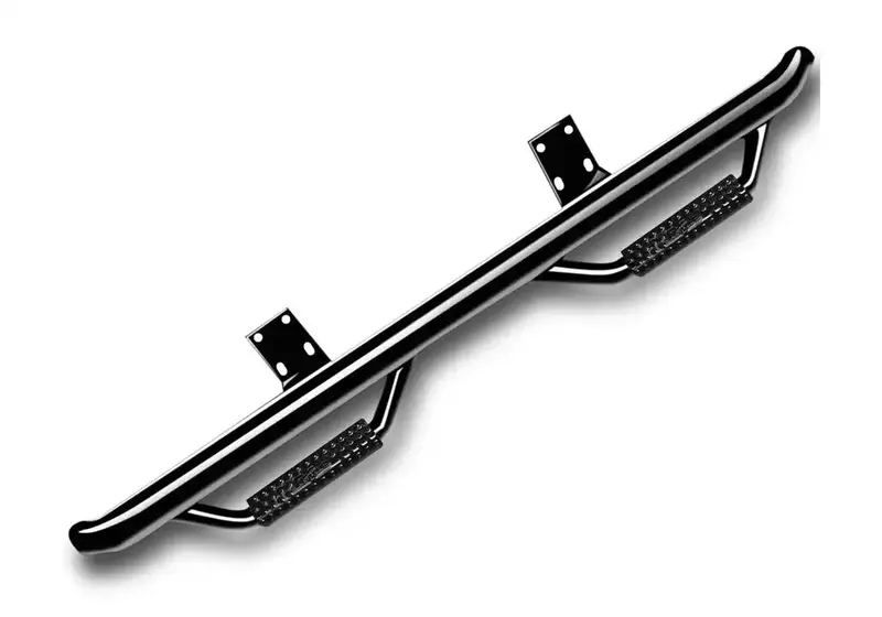 N-Fab Nerf Step Side Steps – Gloss Black Cab-Length Pair For 2002–2008 Ram 1500 & 2002–2009 Ram 2500/3500 Quad Cabs 1