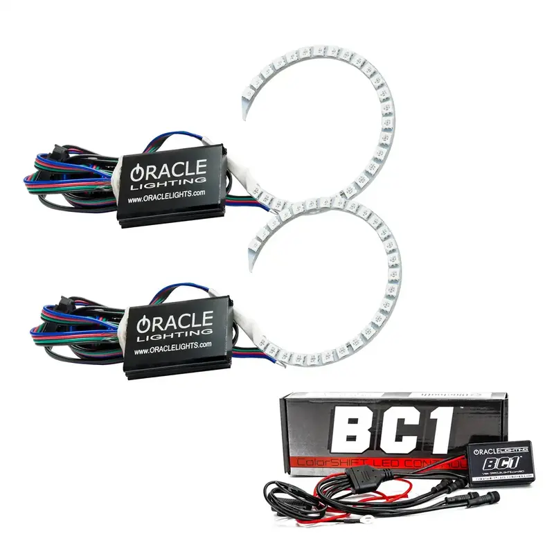 Oracle Lighting 2437-335 Colorshift Halo Ring Kit With Bc1 Controller For Custom Led Accent Lighting 1
