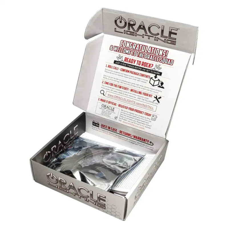 Oracle Lighting Colorshift Led Fog Light Kit With Halo Rings – Waterproof, 1252-333 Model 1