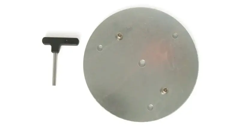Rhino-Rack Sbp Vortex Beacon Mounting Plate – Low-Profile Aluminum Base For Rooftop Warning Lights 1