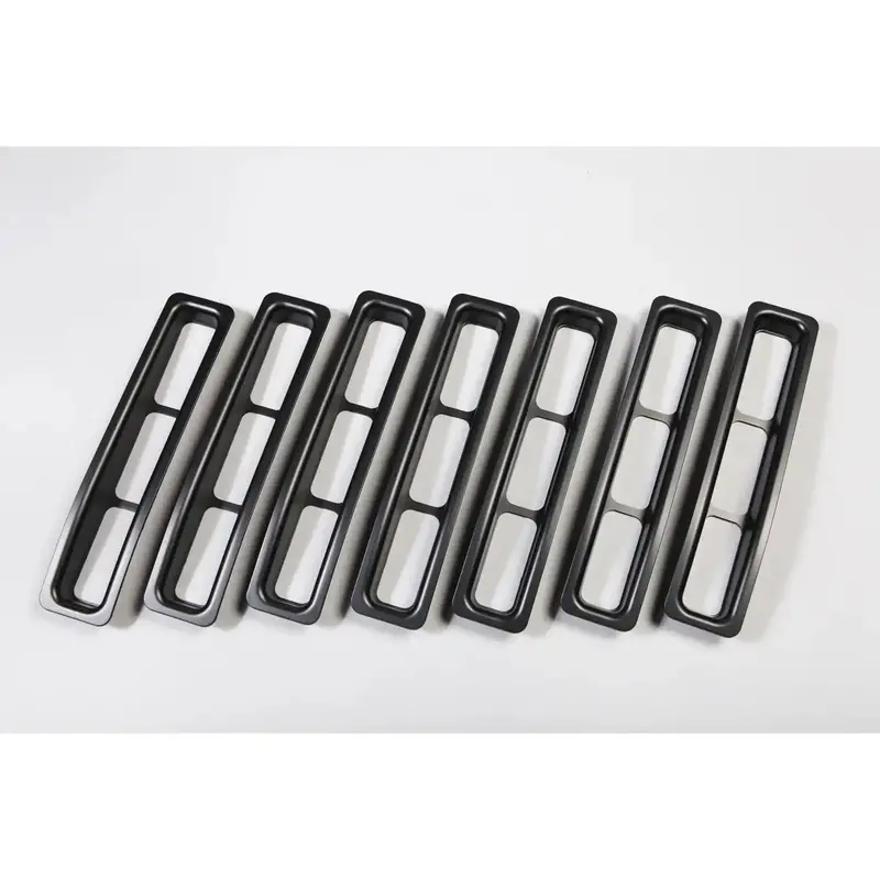 Rugged Ridge 11306.03 Black Grille Insert Kit – Stylish Upgrade For 1997–2006 Jeep Wrangler Tj 1