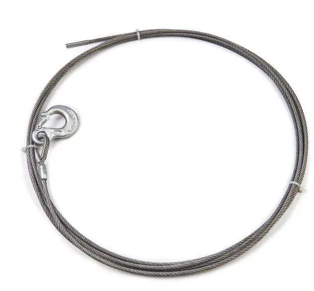Warn 24889 Heavy-Duty Wire Rope Assembly With Fittings 1